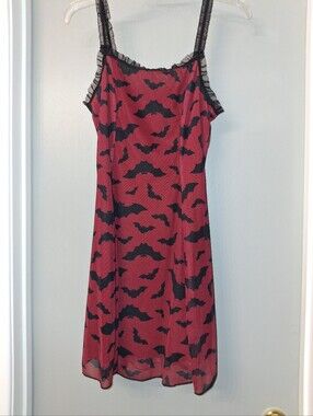 Red & Black Bat Dress